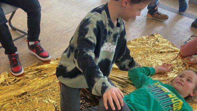 Kinder erwerben "Pflasterdiplom" in Kaltenengers