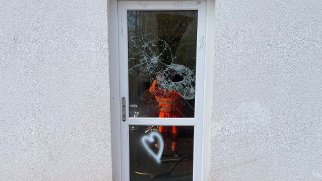 Vandalismus auf dem Sportplatzgelände in Hartenfels