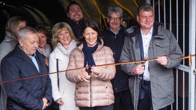 Große Eröffnung des Ulmener Maar-Stollens