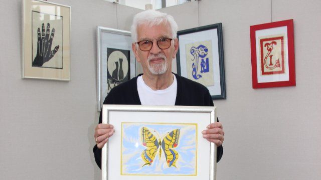 Kunst im Foyer: Hans-Joachim Pätzold zeigt Linolschnitte