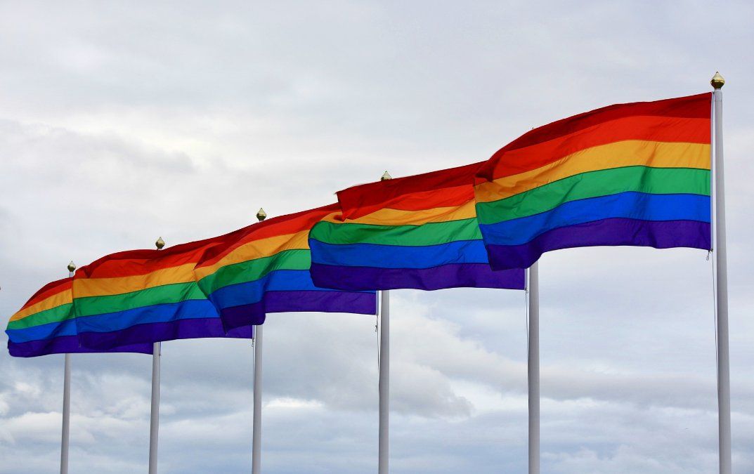 Regenbogenflaggen wehen erstmals an rheinland-pfälzischen Polizeigebäuden Regenbogenflaggen wehen erstmals an rheinland-pfälzischen Polizeigebäuden