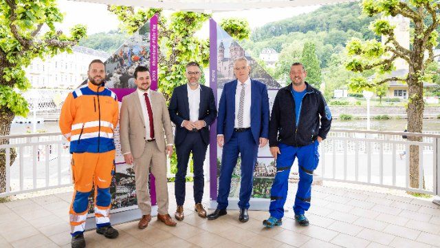 36 Stelen stimmen auf den Rheinland-Pfalz-Tag in Bad Ems ein