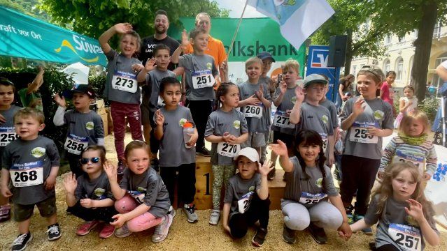 Erfolgreiche Teilnahme der Kita LahnEggs am Stadtlauf in Bad Ems