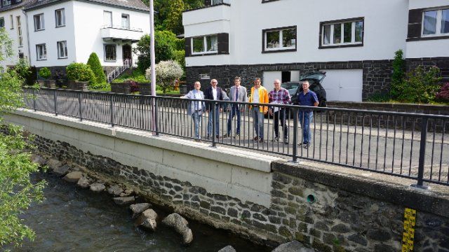 Stützwandsanierung an der Nette fertiggestellt