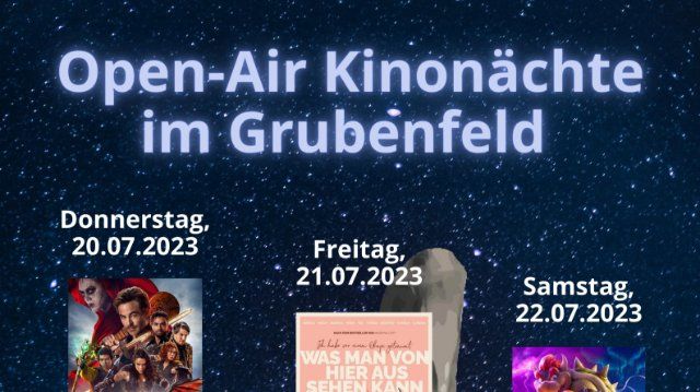 Open-Air Kino im Grubenfeld