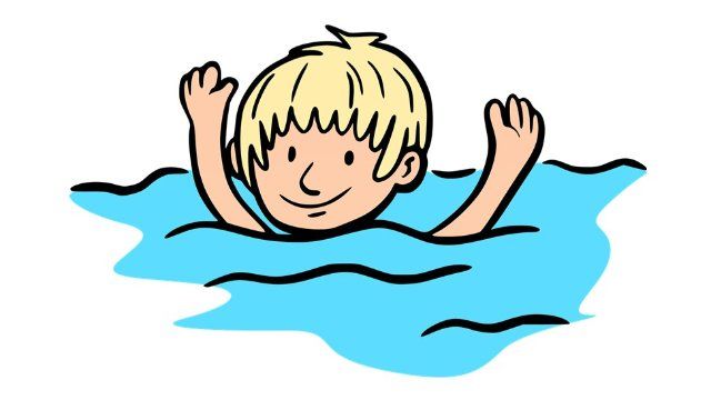 Kinder aus Steinen baden kostenlos im Postweiher