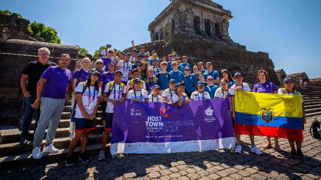Olympioniken aus Ecuador erkunden Koblenz und den Landkreis Mayen-Koblenz