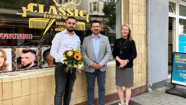 Classic Friseur-Salon eröffnet in der Bahnhofstraße