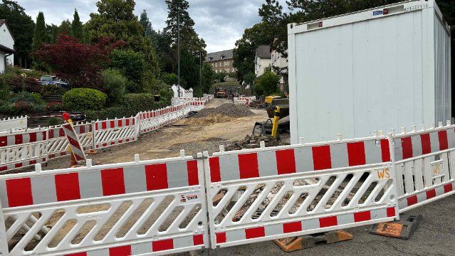 Kanalarbeiten in der Becherhöllstraße stehen vor dem Abschluss