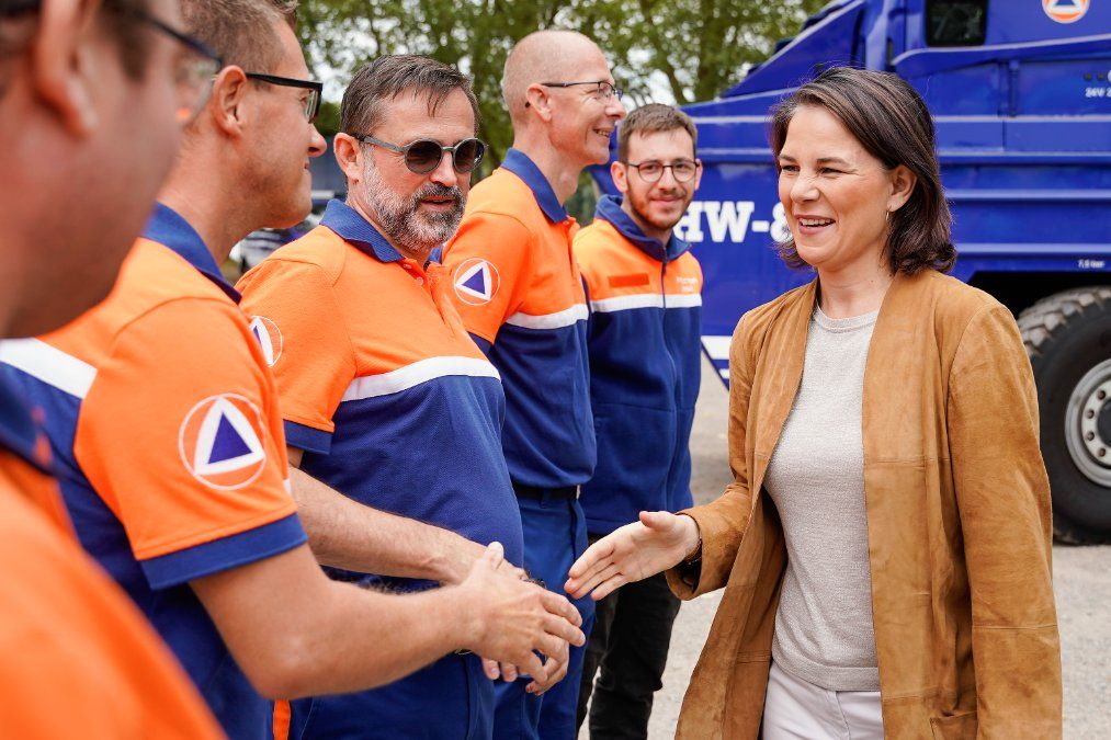 Außenministerin Annalena Baerbock: Brauchen starken Katastrophenschutz Außenministerin Annalena Baerbock: Brauchen starken Katastrophenschutz