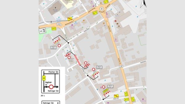 Vollsperrung in der Kehriger Straße vom 13. bis 21. Juli  