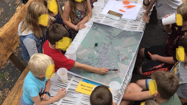 Hömberger Kinder bringen ihre Ideen zur Dorferneuerung ein