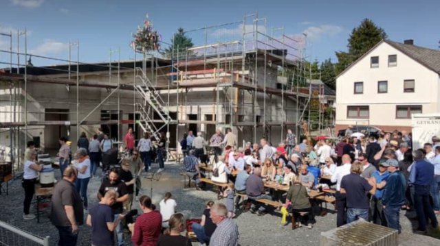 Richtfest am neuen Dorfgemeinschaftshaus in Sessenhausen