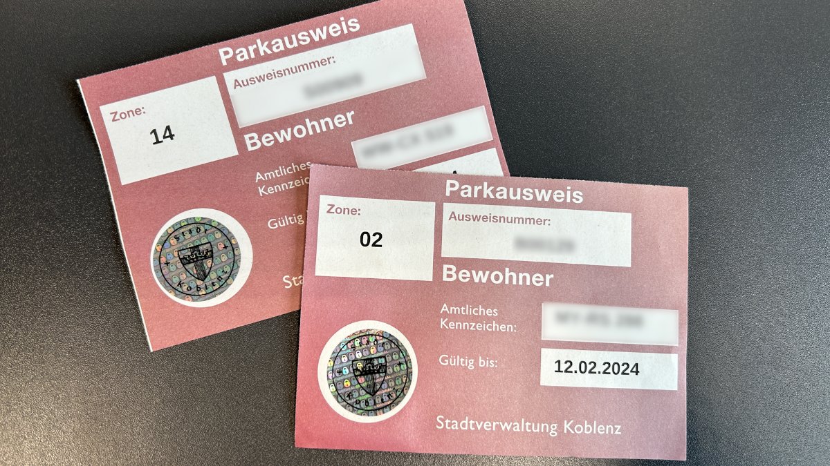 Koblenz: Steuern und Parkausweise werden 2024 teurer Koblenz: Steuern und Parkausweise werden 2024 teurer