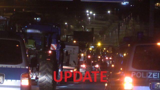 Polizei Koblenz zu den Protesten der Landwirte: "Die Versammlungsteilnehmer halten sich überwiegend an die Auflagen"
