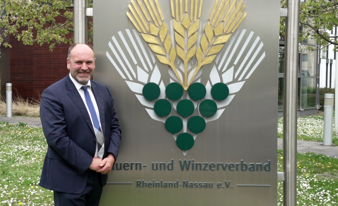 Marco Weber ist neuer Präsident des Bauern - und Winzerverbandes Rheinland-Nassau Marco Weber ist neuer Präsident des Bauern - und Winzerverbandes Rheinland-Nassau
