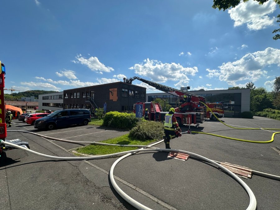 Brand in Westerburger Schule Brand in Westerburger Schule