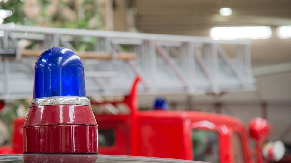 Dachstuhlbrand in Koblenz-Goldgrube