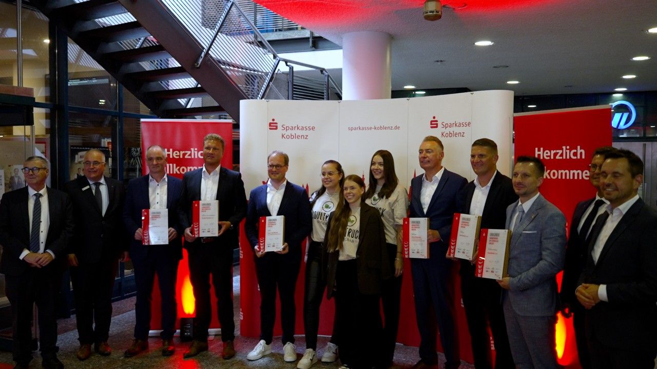 Sparkasse Koblenz verleiht „Gründerpreis 2024“ Sparkasse Koblenz verleiht „Gründerpreis 2024“