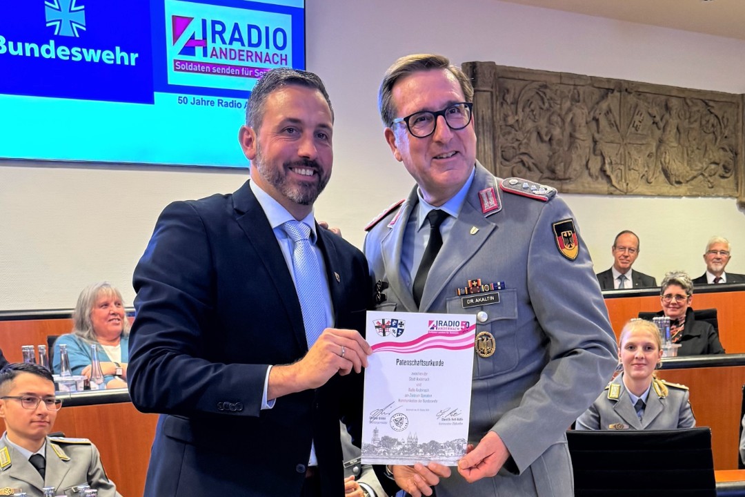 50 Jahre Radio Andernach: Bundeswehr-Sender feiert Jubiläum 50 Jahre Radio Andernach: Bundeswehr-Sender feiert Jubiläum