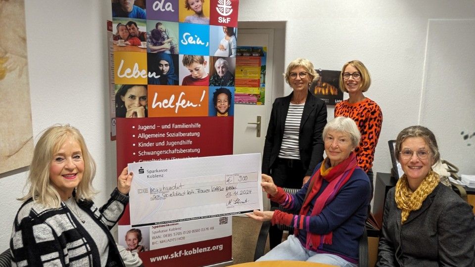 Sozialdienst katholischer Frauen freut sich über Spende 