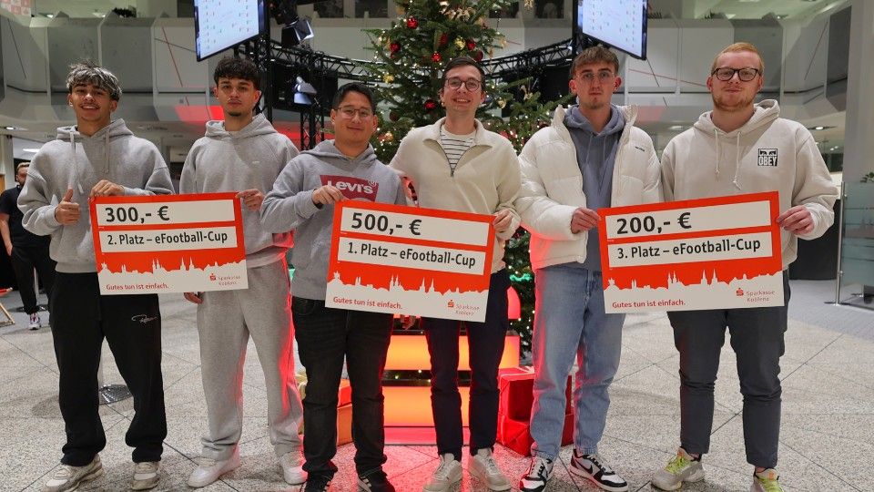 Sparkasse Koblenz veranstaltet erfolgreichen eFootball-Cup
