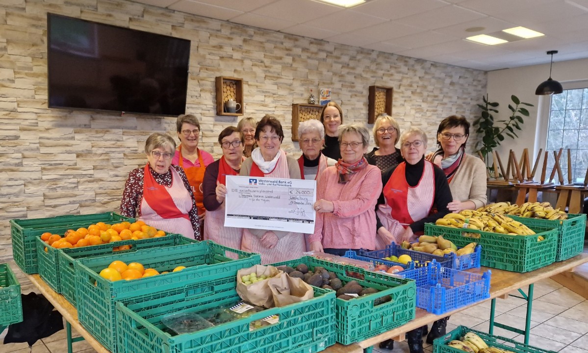 Westerwald Bank spendet rund 40.000 Euro an die Tafeln Westerwald Bank spendet rund 40.000 Euro an die Tafeln
