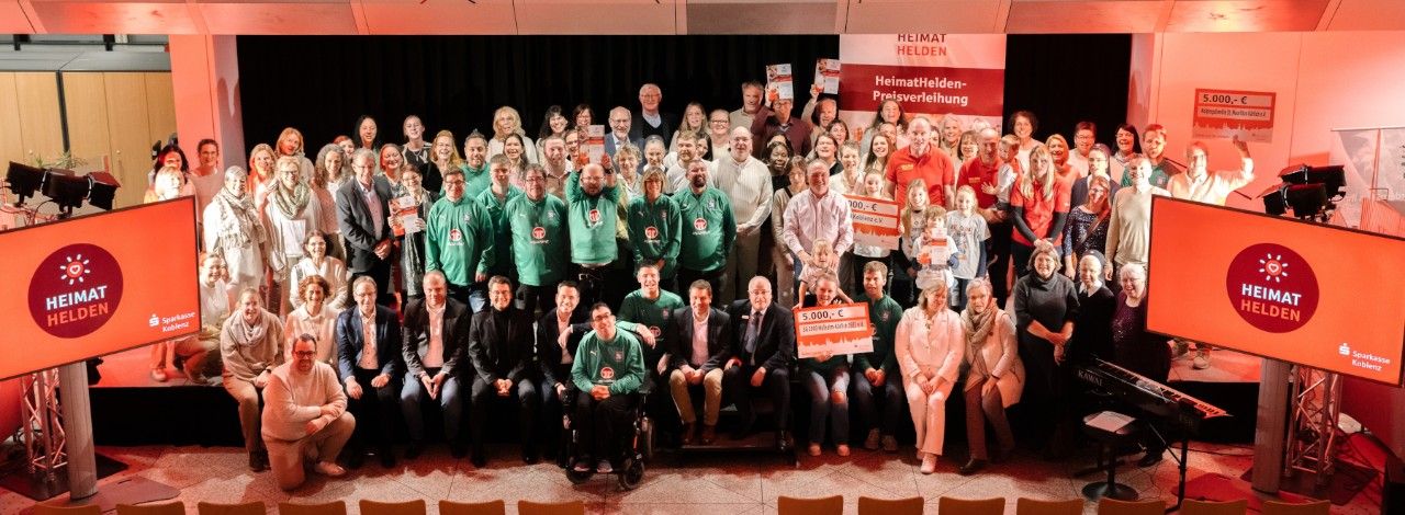 HeimatHelden-Preis der Sparkasse Koblenz zum 4. Mal verliehen