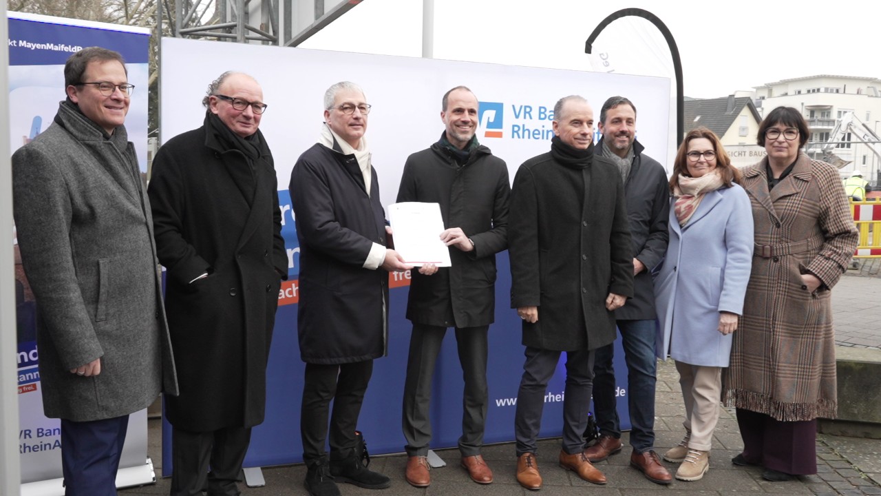 Bezahlbares Wohnen in Andernach: VR Bank RheinAhrEifel erhält Förderbescheid Bezahlbares Wohnen in Andernach: VR Bank RheinAhrEifel erhält Förderbescheid