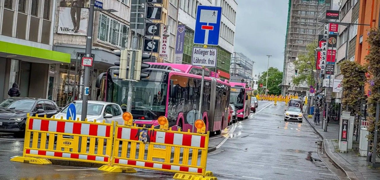 Sperrung in der Koblenzer Altstadt wird früher aufgehoben Sperrung in der Koblenzer Altstadt wird früher aufgehoben