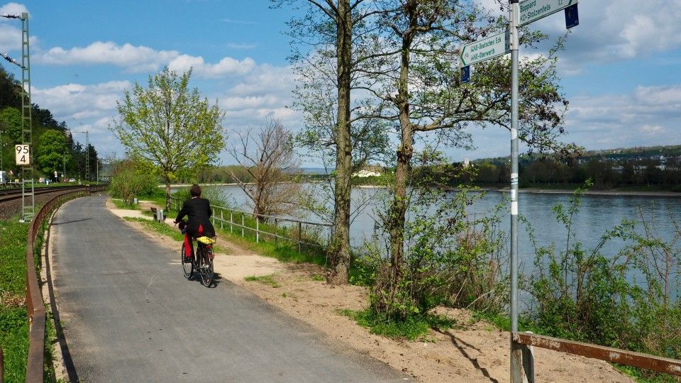 Radweg zwischen Stolzenfels und Königsbach wieder freigegeben