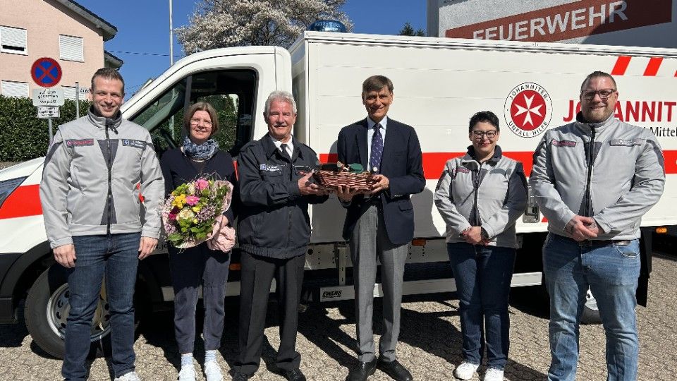 Großzügige Spende ermöglicht neues Johanniter-Sanitätsfahrzeug 