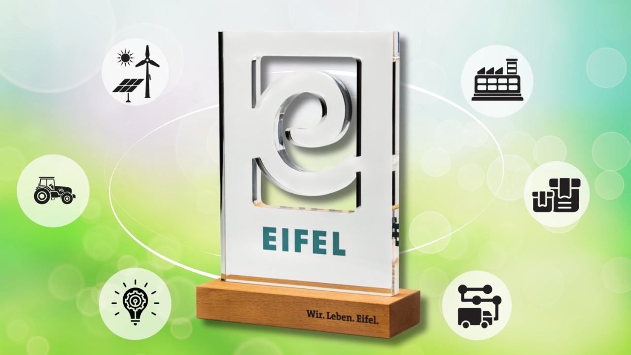 Jetzt bewerben: EIFEL-Award 2025 – Regionale Wertschöpfung im Fokus Jetzt bewerben: EIFEL-Award 2025 – Regionale Wertschöpfung im Fokus