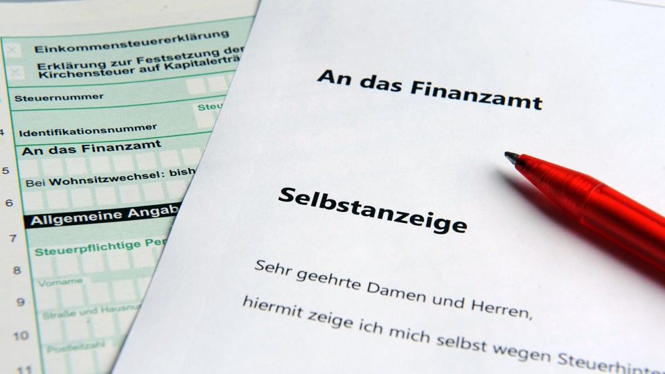 Mehr Selbstanzeigen von Steuersündern