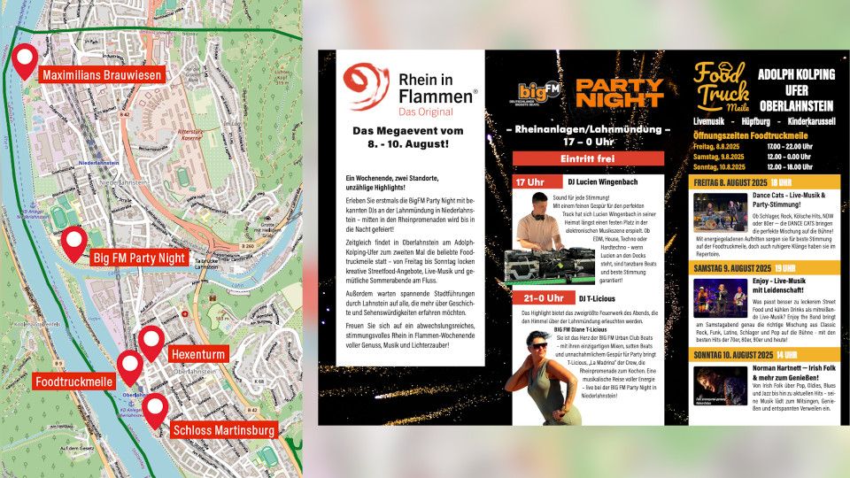 Rhein in Flammen lockt mit umfangreichem Programm auch in Lahnstein