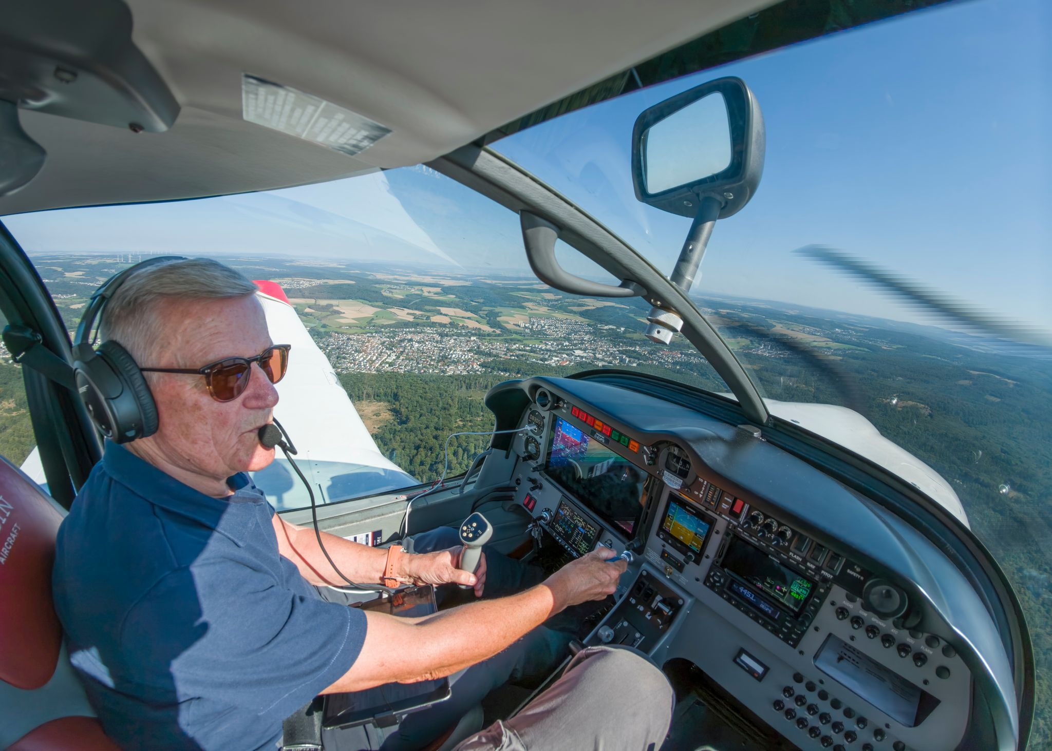 Wachsamer Blick von oben – Flieger-Hilfe beim Brandschutz