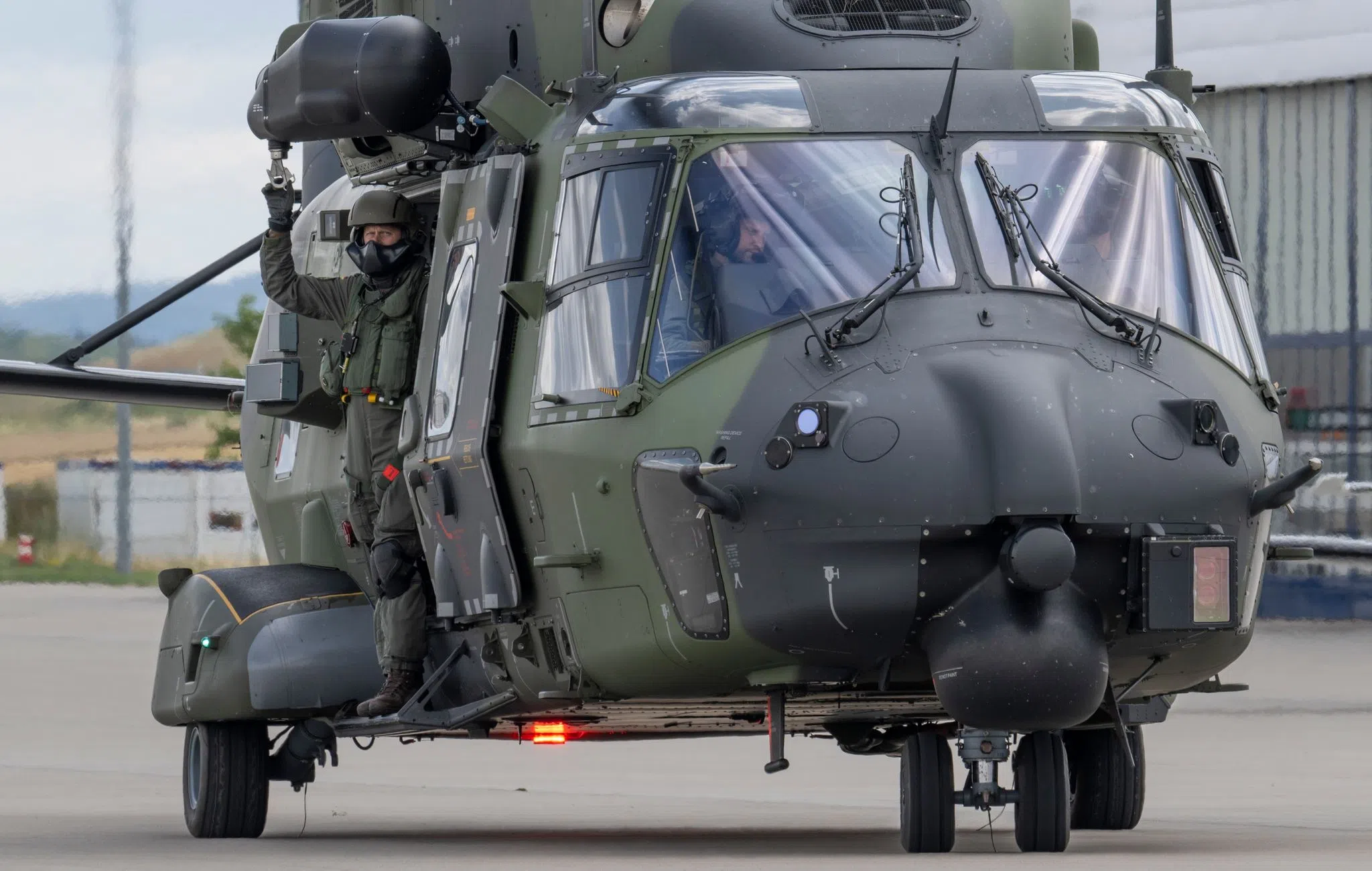 Aus Hubschrauber gestürzter Soldat ist ansprechbar