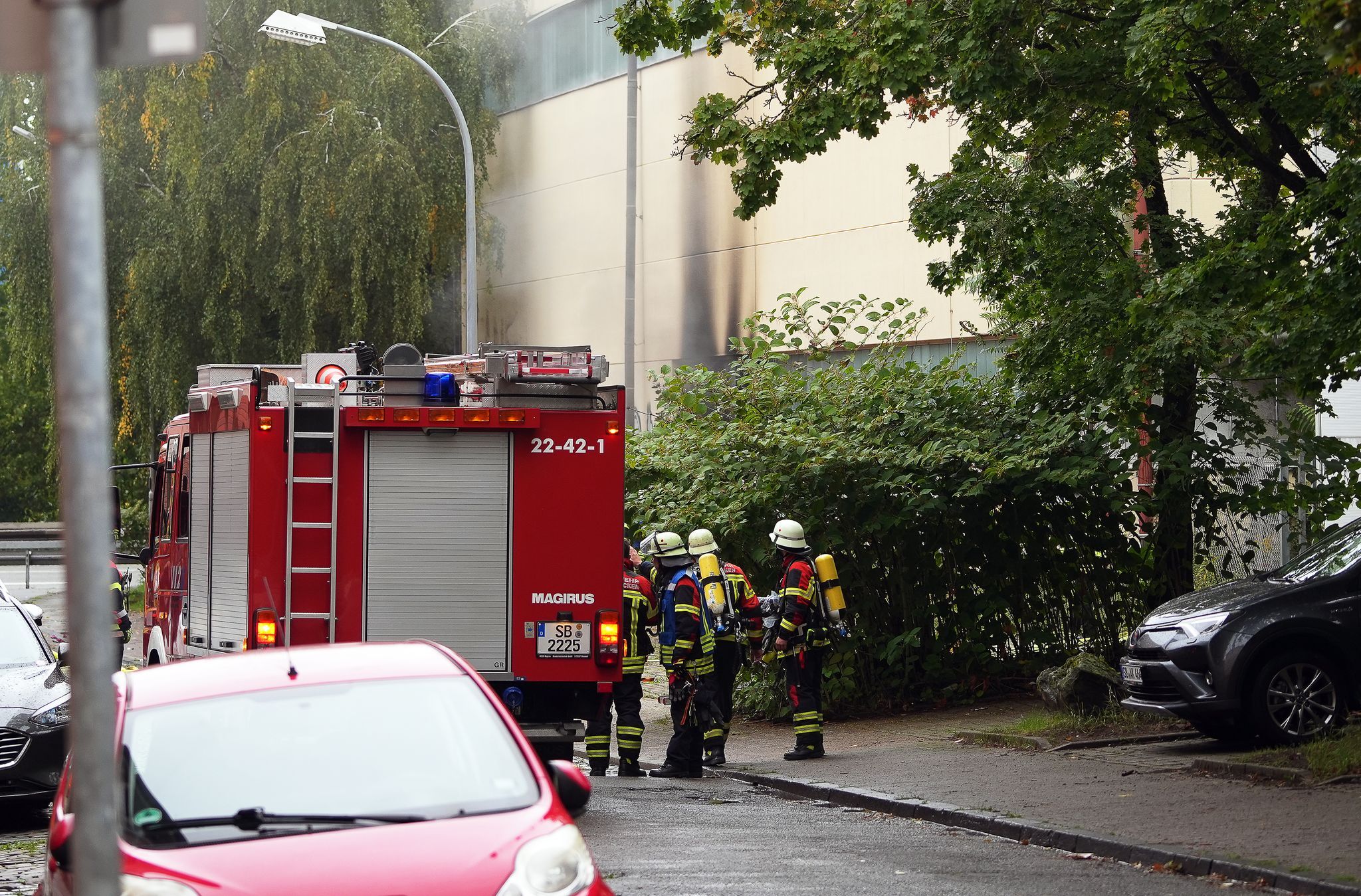 Stromausfall in Saarbrücken durch Brand
