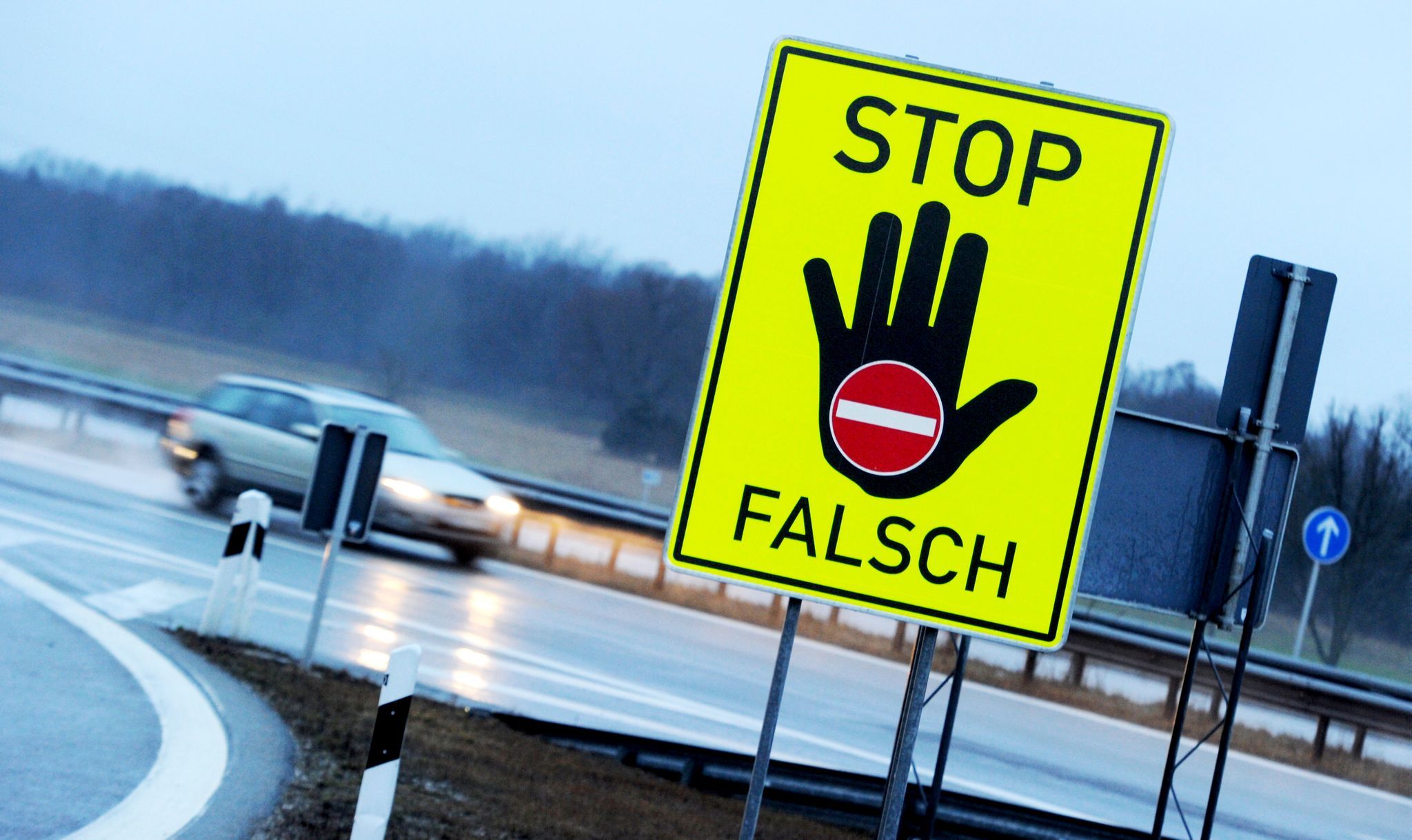Vorsicht vor Geisterfahrten: Mehr Falschfahrer auf Autobahn