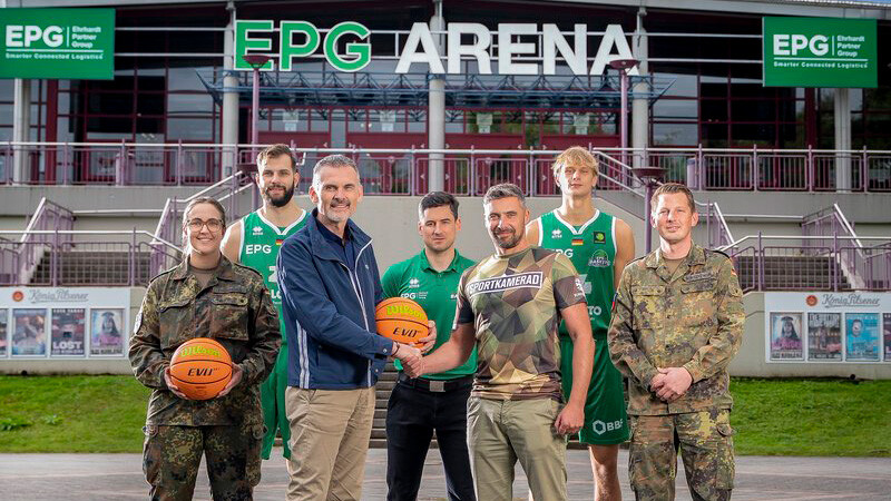 EPG Baskets Koblenz gehen Partnerschaft mit der Karriereberatung der Bundeswehr ein