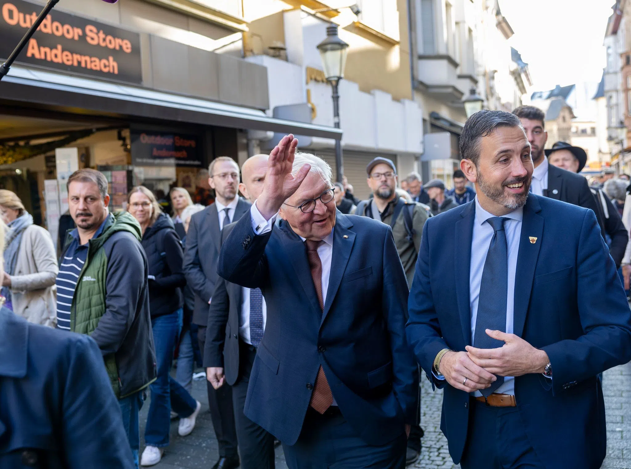 «So ein hoher Besuch» - Andernach freut sich über Steinmeier