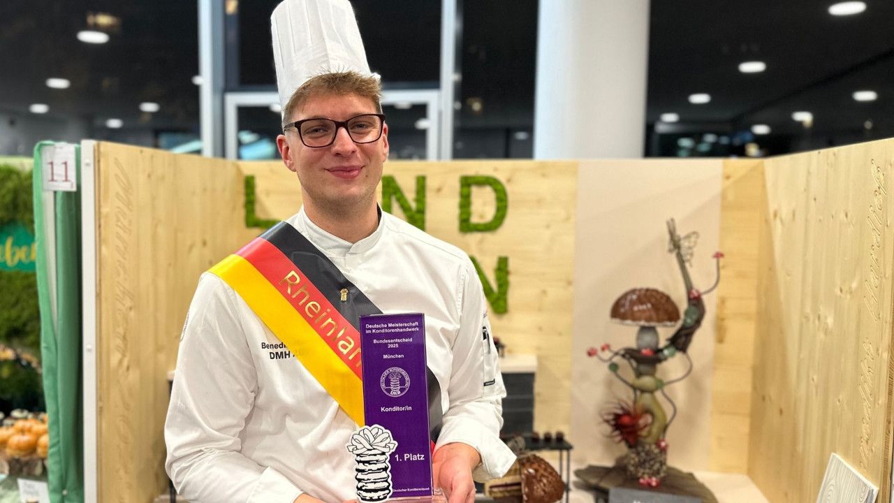 Koblenz siegt wieder bei den Konditoren: Benedikt Hardieß gewinnt Deutsche Meisterschaft