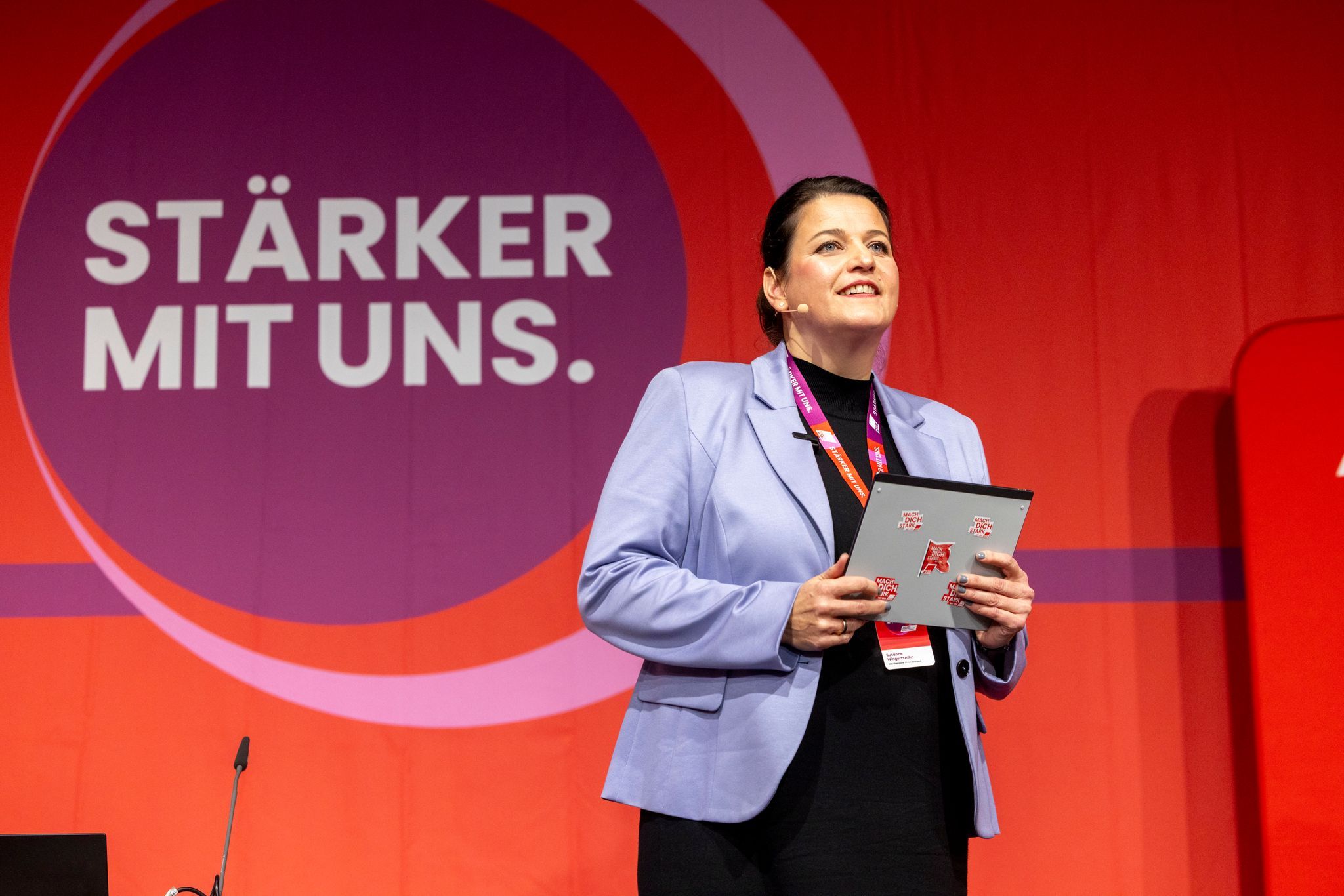 DGB-Bezirkschefin Wingertszahn wiedergewählt