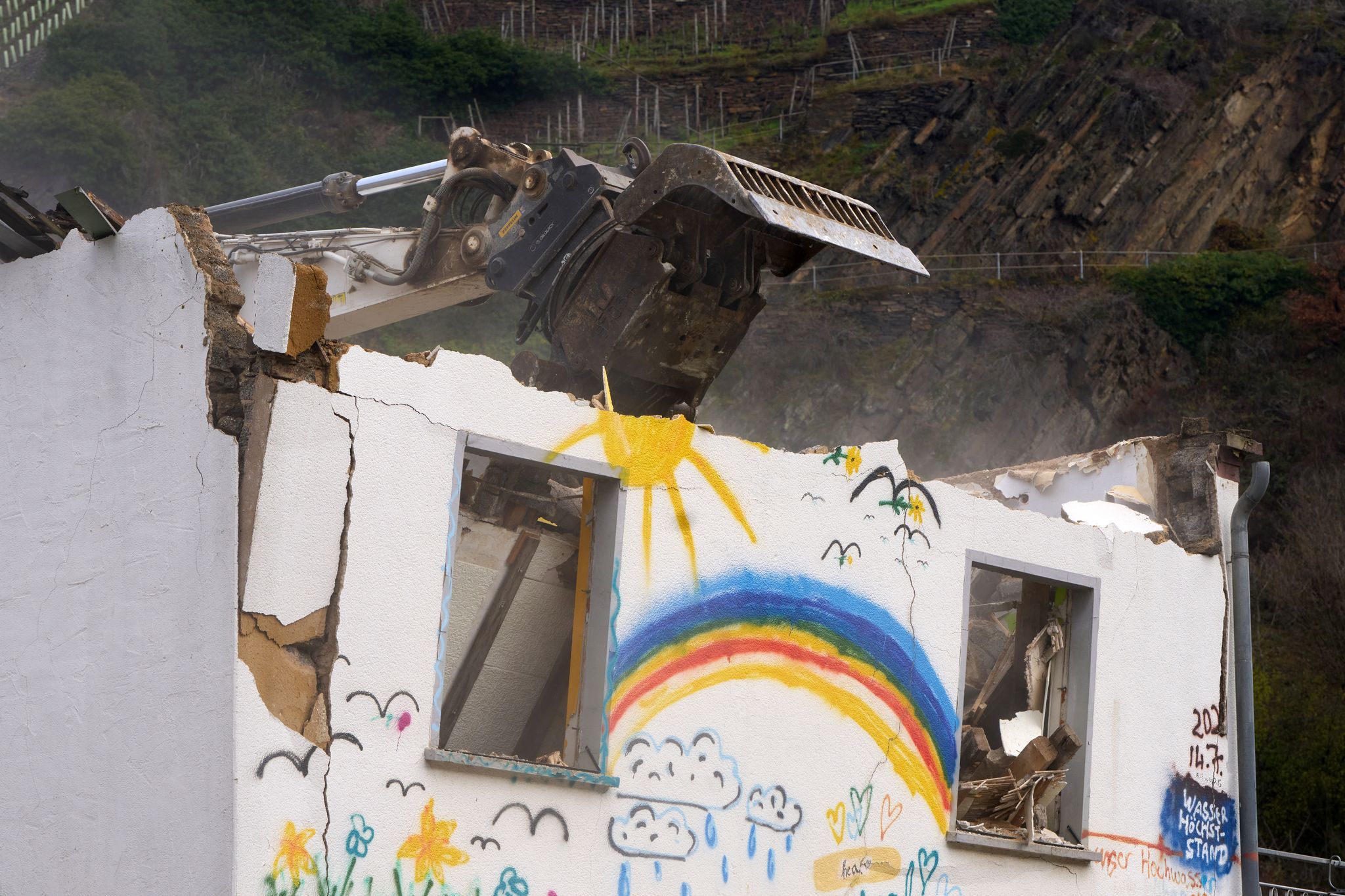 Abschied vom Helfer-Haus in Dernau