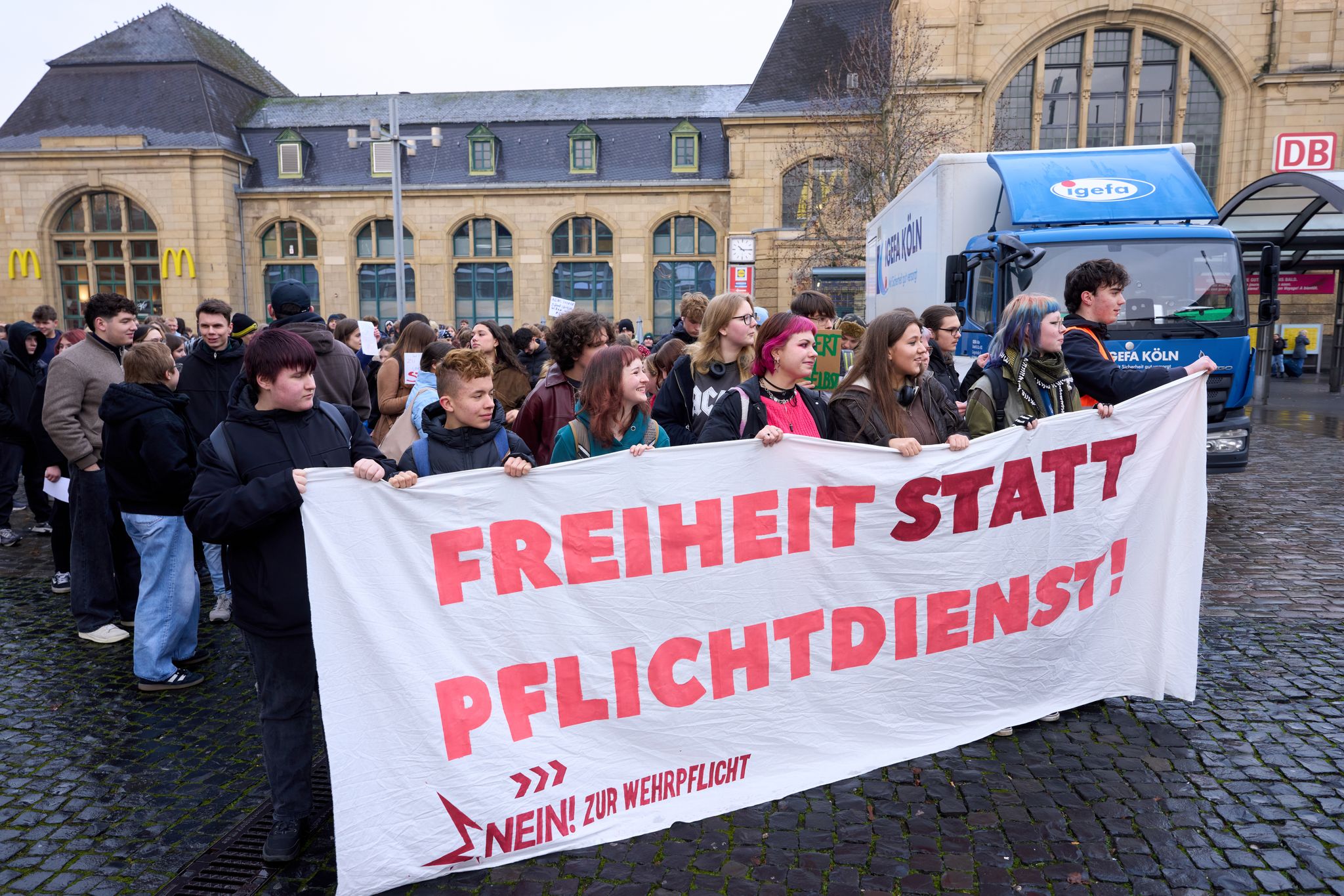 Proteste gegen Wehrdienst in Rheinland-Pfalz