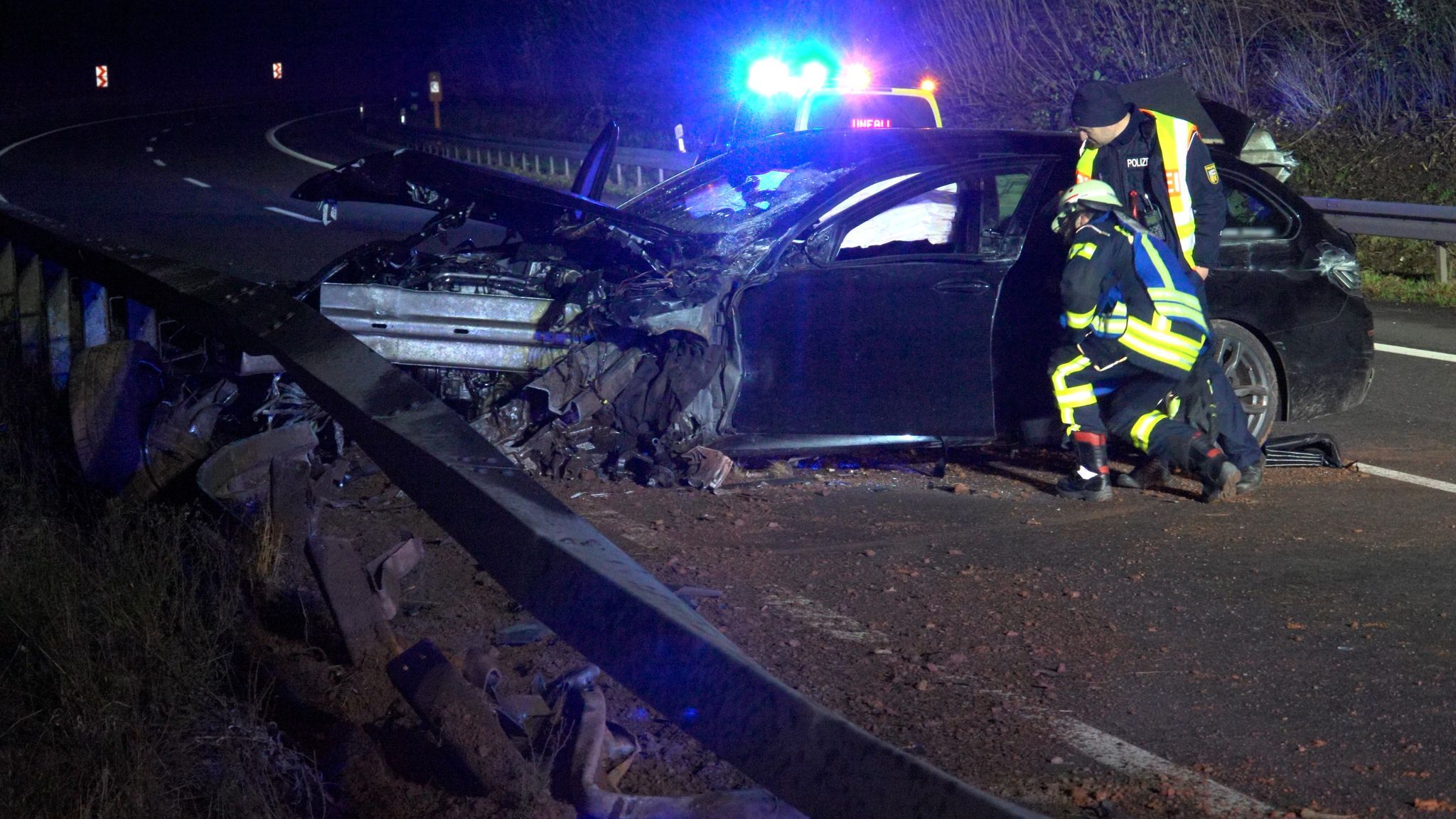 A8 nach Verkehrsunfall in Richtung Luxemburg gesperrt