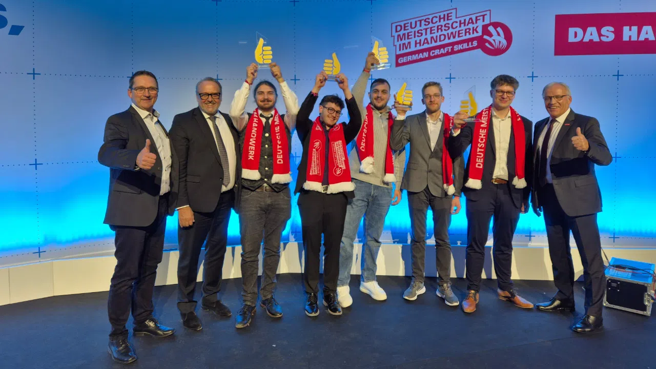 Vier junge Handwerker aus der Region sind Bundessieger, einer ist Preisträger