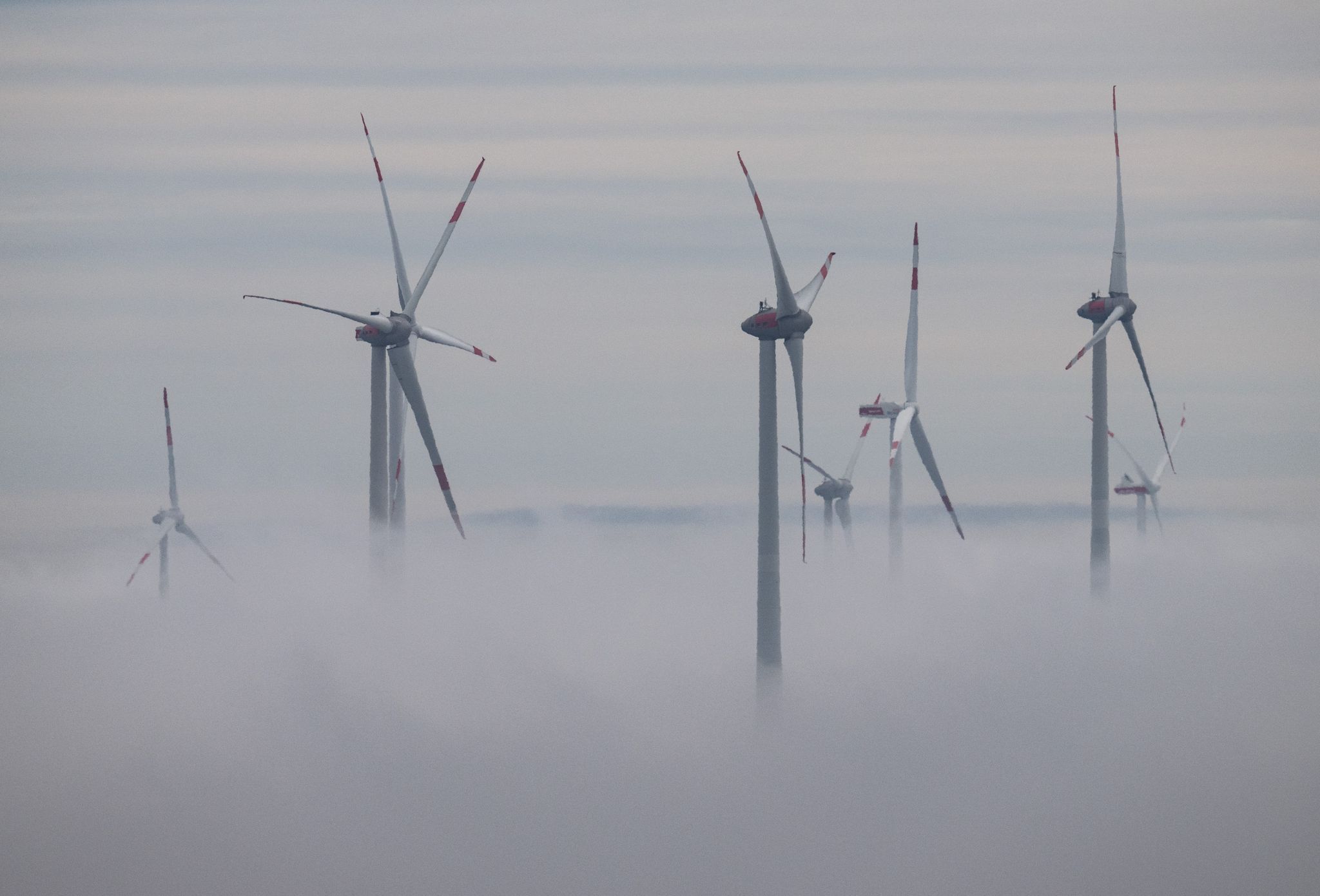 Jüngster Windkraftanlagen-Park im Saarland - kaum Zubau