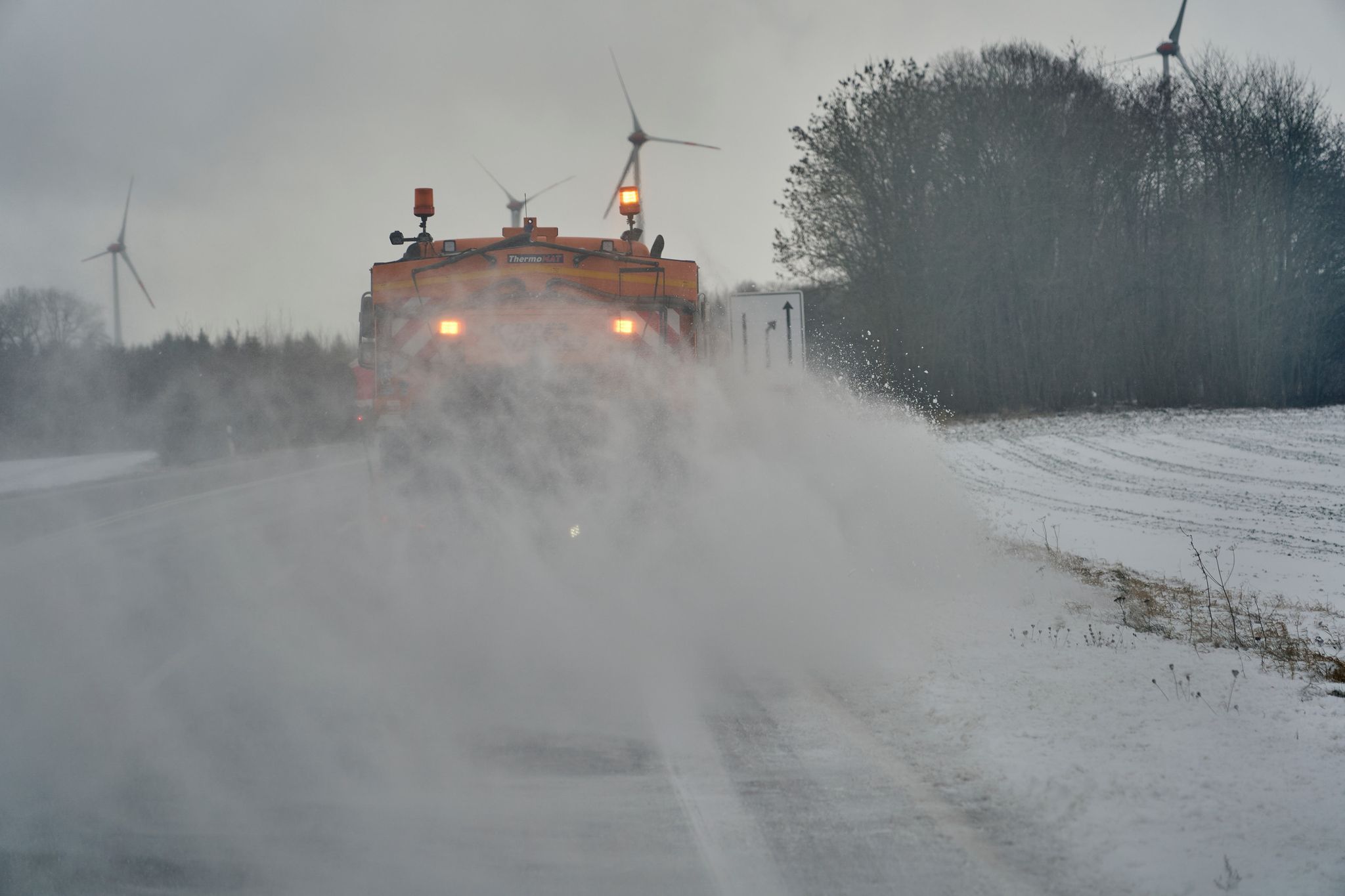 Schneeschauer und Glätte haben Südwesten im Griff