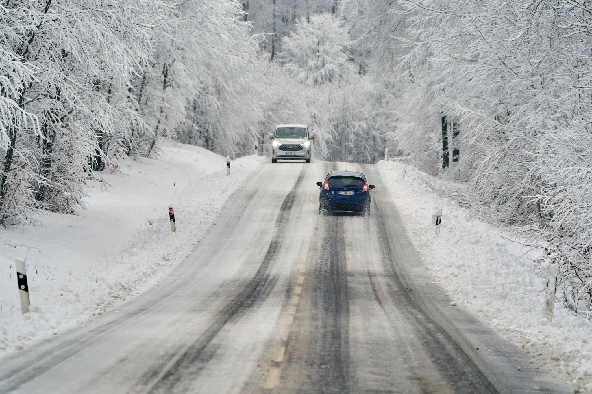 Glatteisgefahr in Rheinland-Pfalz zum Wochenstart